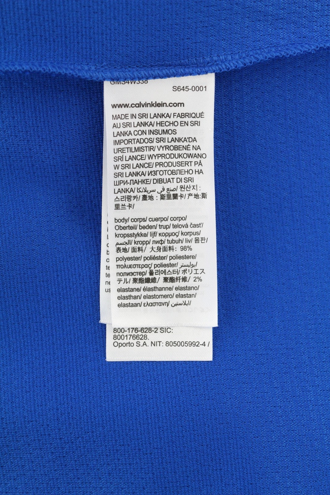 CALVIN KLEIN Men Sweatshirt XS Blue Crew Collar Logo Pull On RRP109