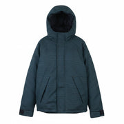 SCOTCH & SODA Men Jacket M Blue Check Padded Hooded Full Zip