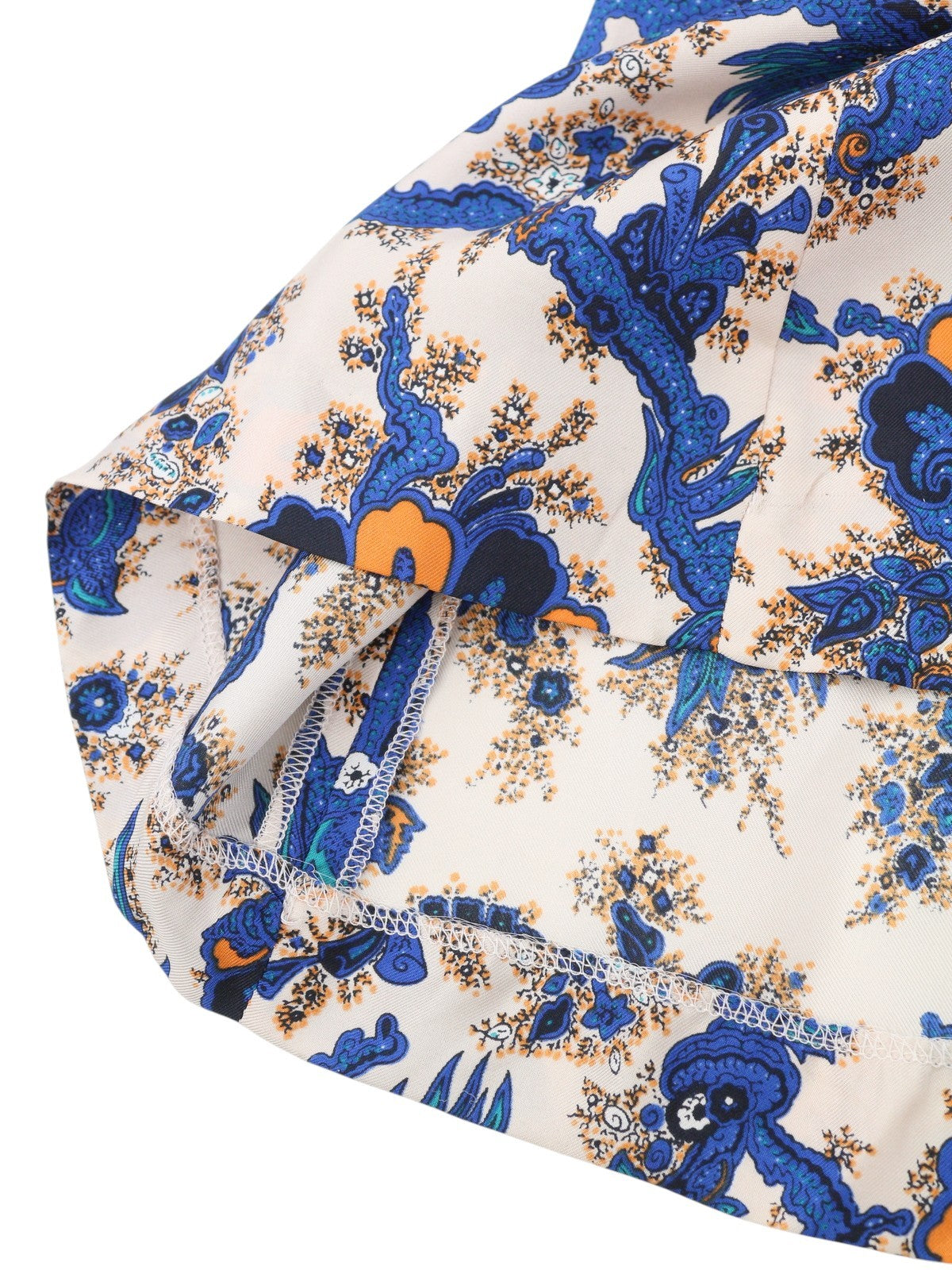 SANDRO Carna Women Dress 36 S Silk All-Over Flower Long Sleeved Midi RRP795