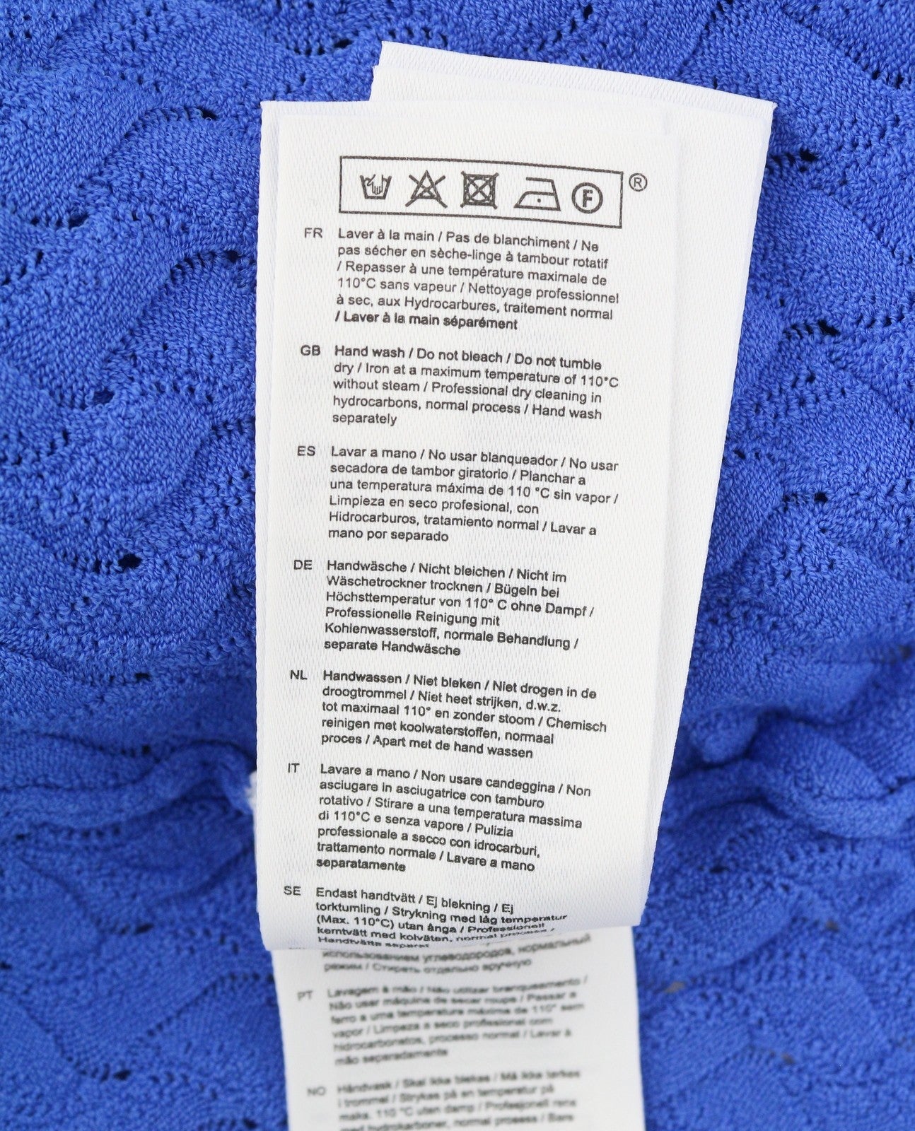 MAJE Maline Women Dress 1 S Blue Knit Button-Up Long Sleeve Mid-Length