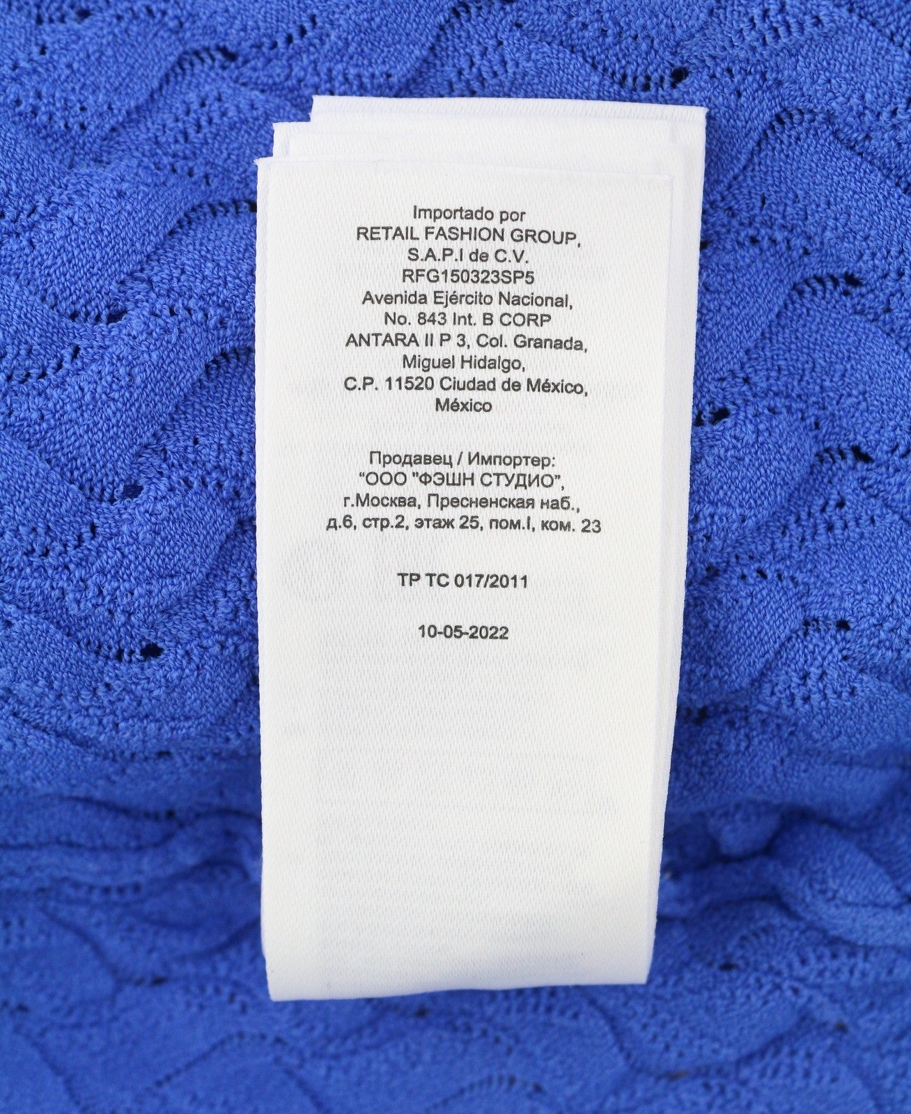 MAJE Maline Women Dress 1 S Blue Knit Button-Up Long Sleeve Mid-Length