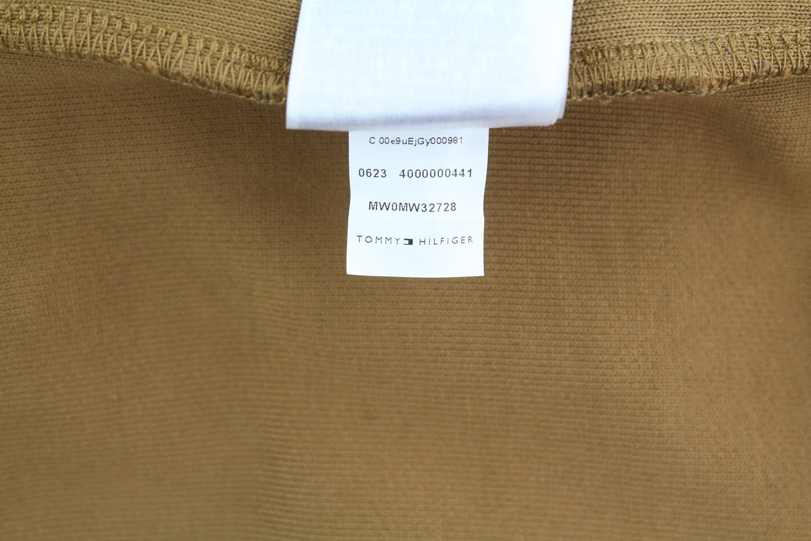 TOMMY HILFIGER Archive Fit Men Sweatshirt M Brown Full Zip High Neck