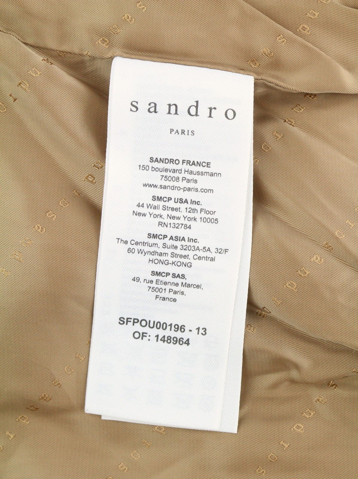 SANDRO Women Jacket 38 M Brown Soft Faux Fur Hooded Snap Buttons Mid-Length