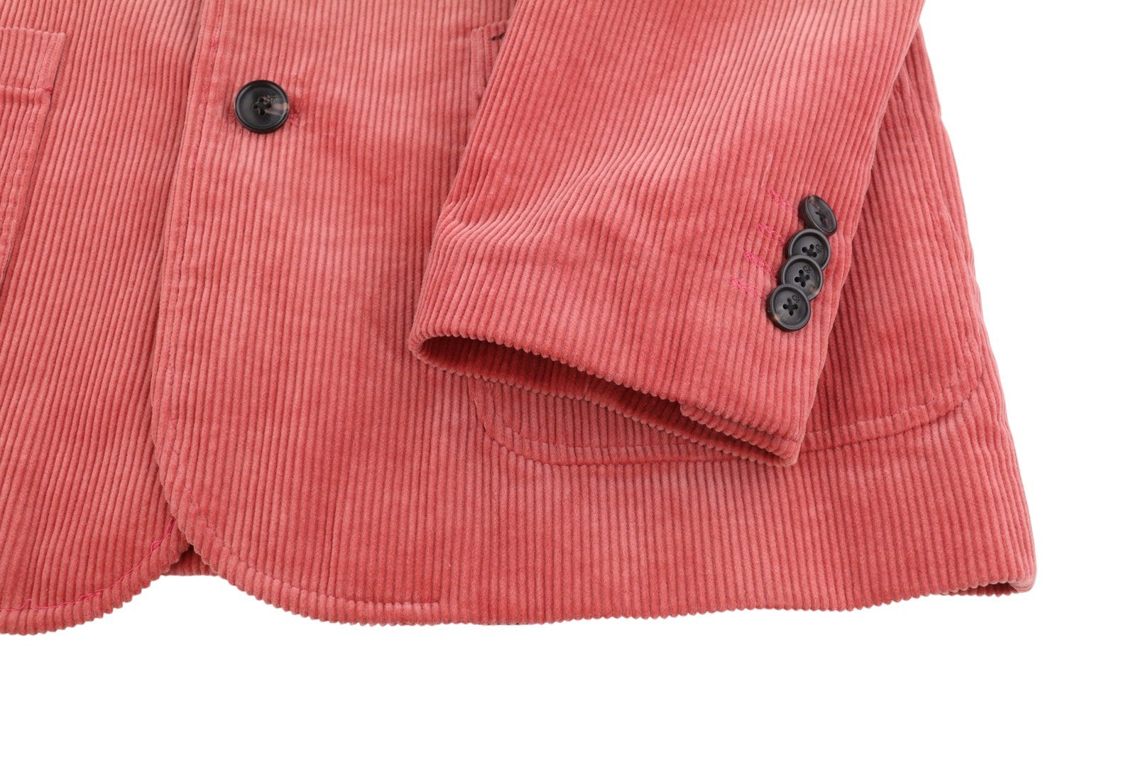 SCOTCH & SODA Men Blazer M Red Corduroy Button-Up Half Lined