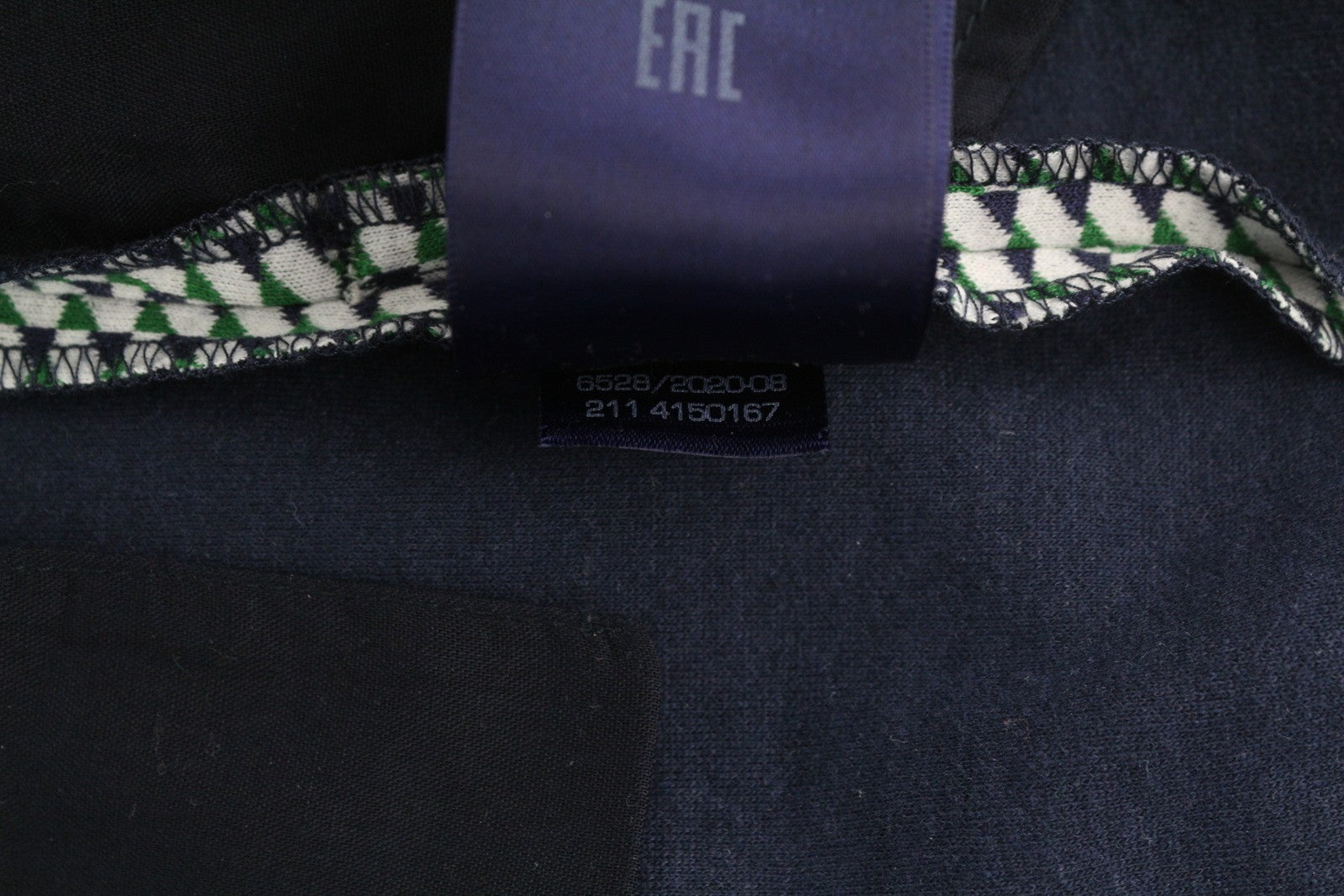 GANT Geo Jersey Cigarette Women Trousers EU40 Green Pattern Slim