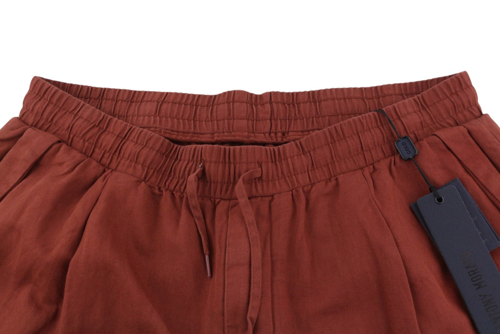 ANTONY MORATO Men Suit L Burgundy Slim Linen Notch 2in1