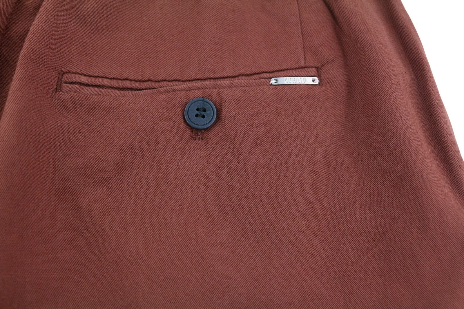 ANTONY MORATO Men Suit M Burgundy Slim Linen Notch 2in1