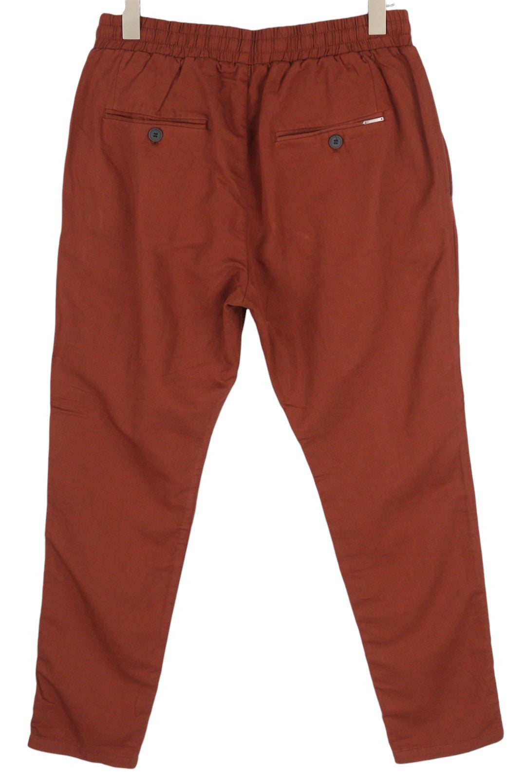 ANTONY MORATO Men Suit M Burgundy Slim Linen Notch 2in1