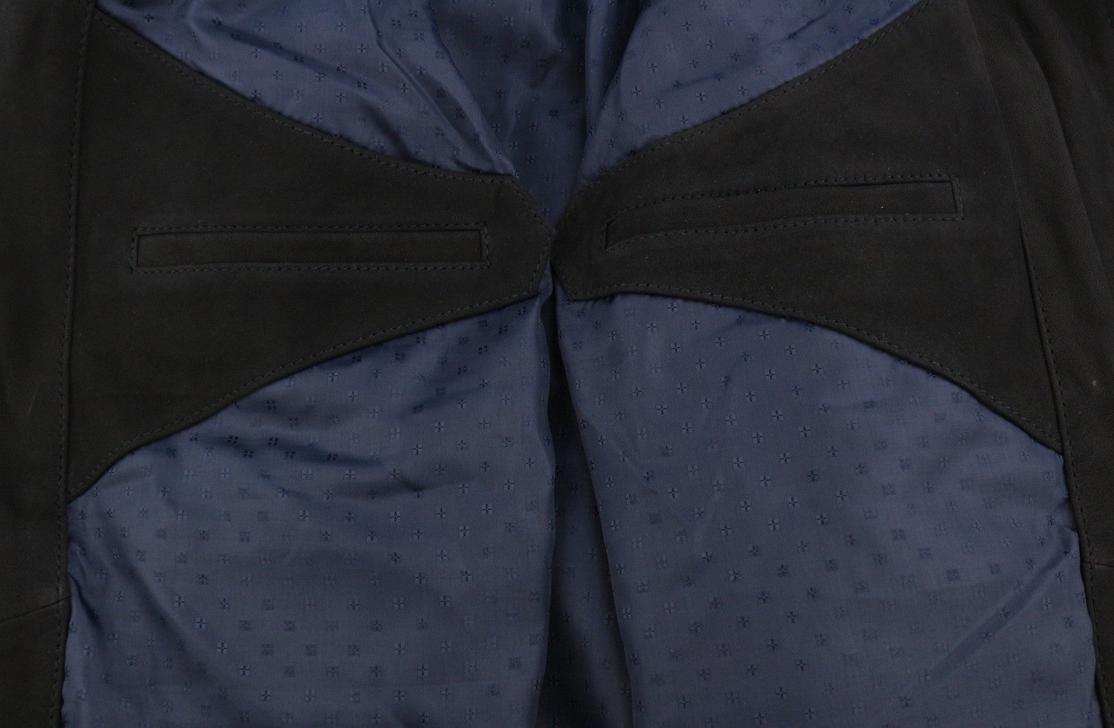 SCOTCH & SODA Men Jacket L Black Genuine Leather Lightweight Bomber RRP379