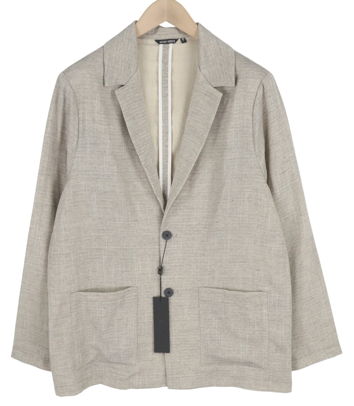 Brauner Blazer aus Polyester
