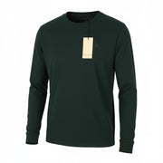 SCOTCH & SODA Men T-Shirt M Dark Green Cotton Crew Neck Long Sleeve Pull On