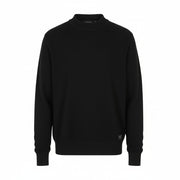 SCOTCH & SODA Men Jumper L Black Tight-Knit Mock Neck Soft Pull On