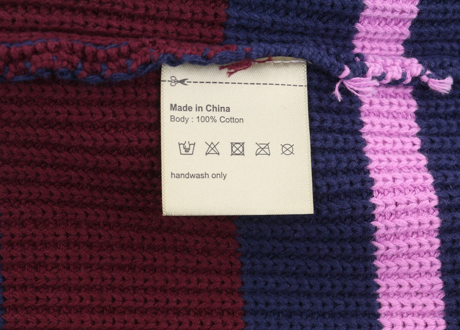 SCOTCH & SODA Men Jumper L Dark Blue Striped Tight-Knit V-Neck Pull On