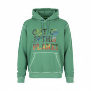 SCOTCH & SODA Men Hoodie M Preppy Green Faded Cotton Kangaroo Pocket Pull On