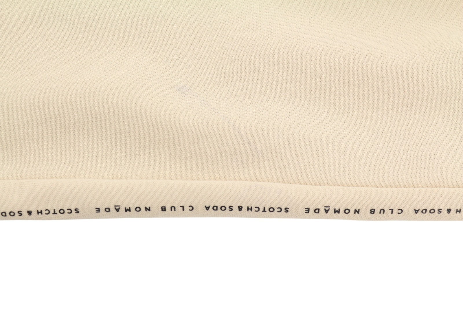 SCOTCH & SODA Men Hoodie L Beige Kangaroo Pocket Cotton Pull On