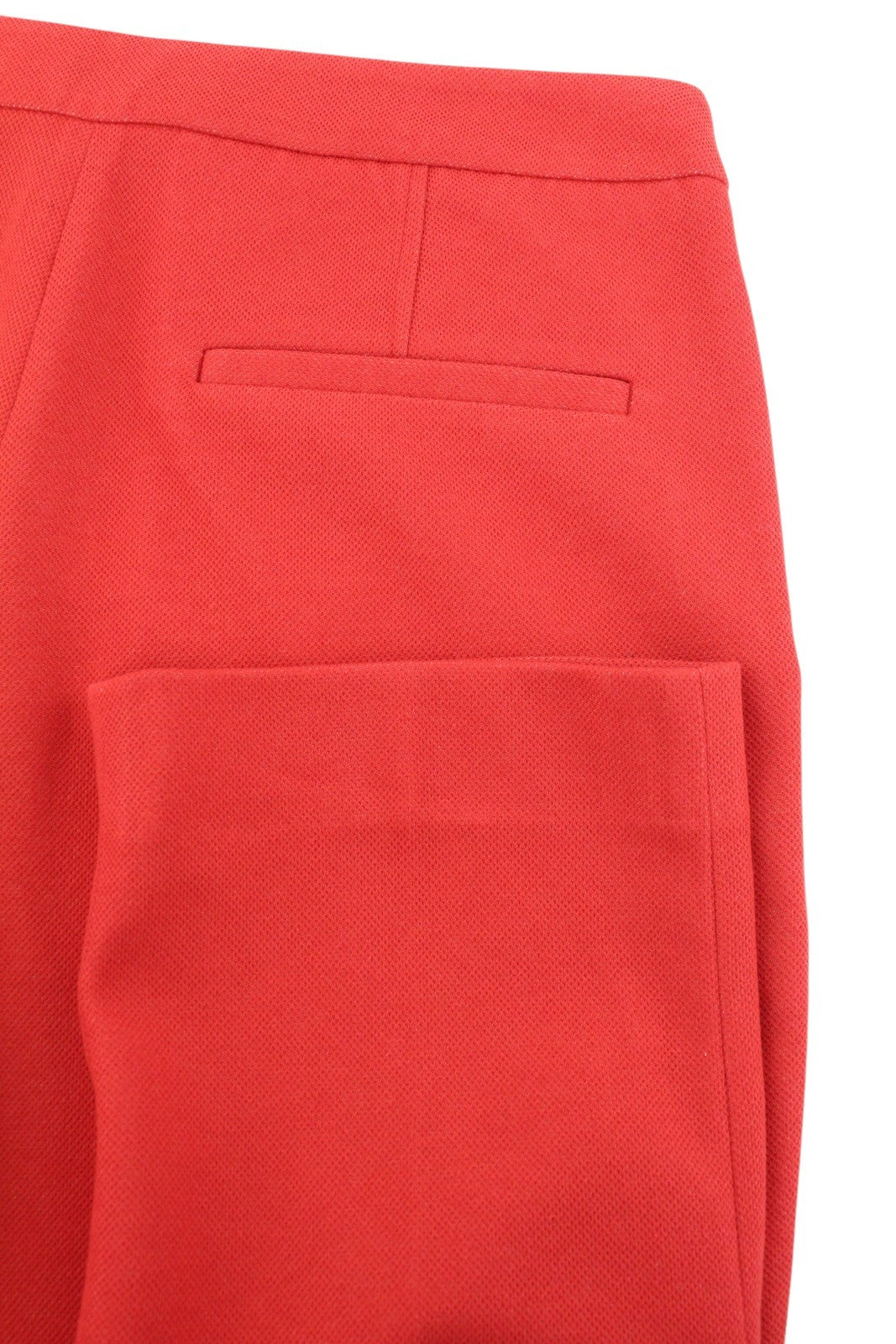 GANT TP Jersey Pique Cig Women Trousers EU40 Red Cropped Tech Prep Ankle
