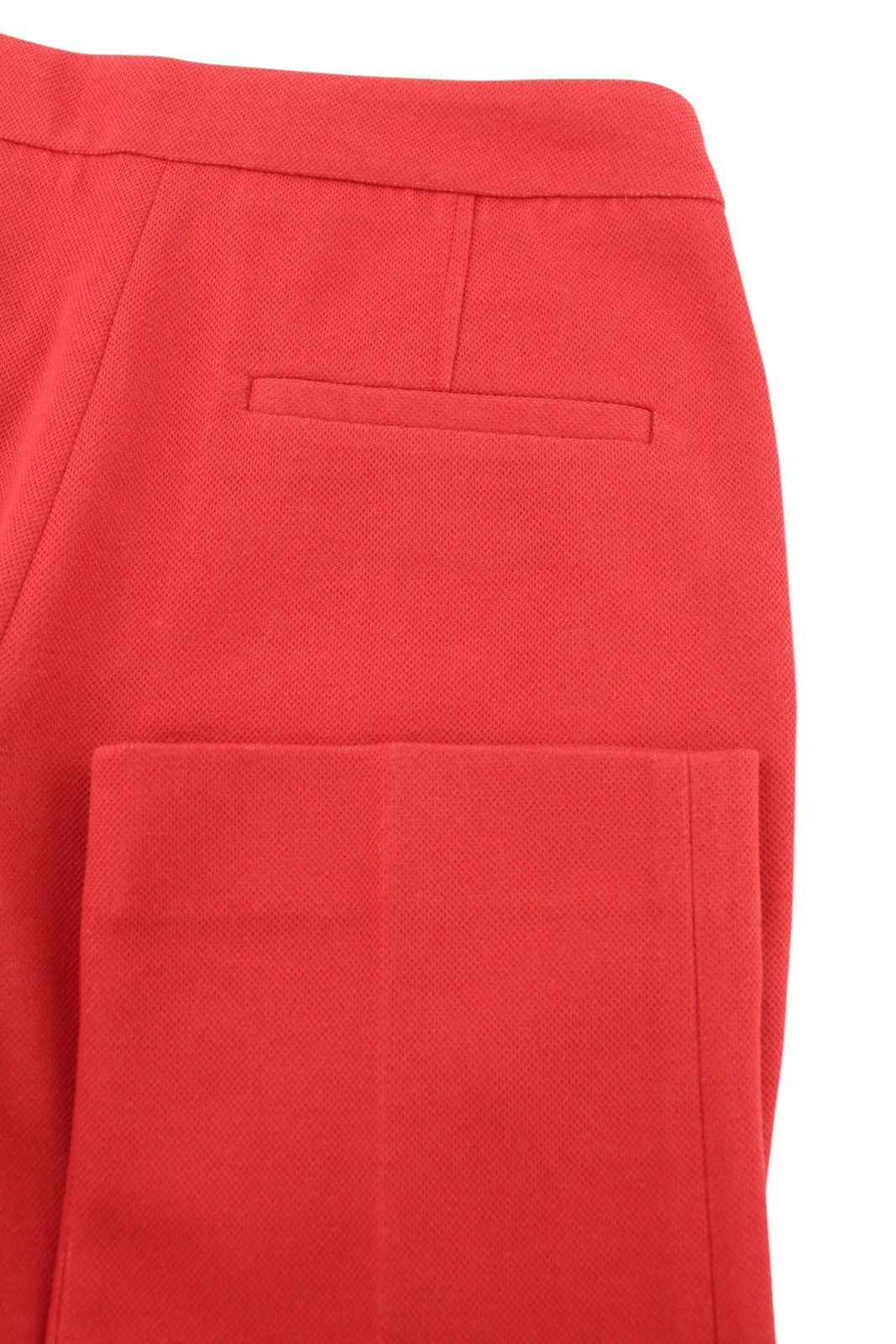 GANT TP Jersey Pique Cig Women Trousers EU36 Red Cropped Tech Prep Ankle