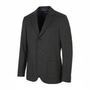 SCOTCH & SODA Men Blazer S Grey Graphite Melange Notch Lapel Half Lined Button