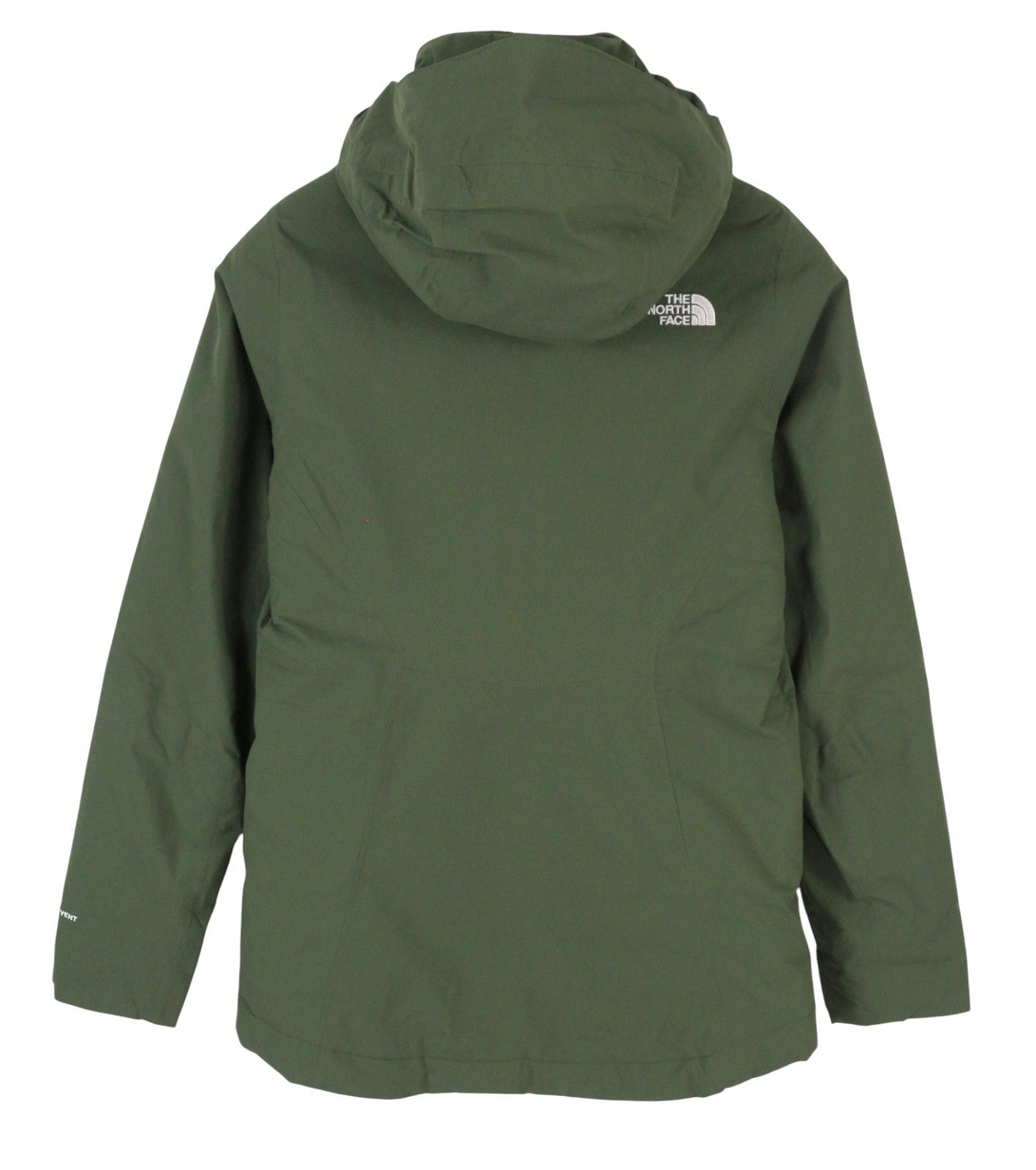 THE NORTH FACE Inlux Insulated Women Jacket XS Green Dryvent Waterproof Hooded
