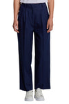 Trousers Wool Blend Hw Pleated