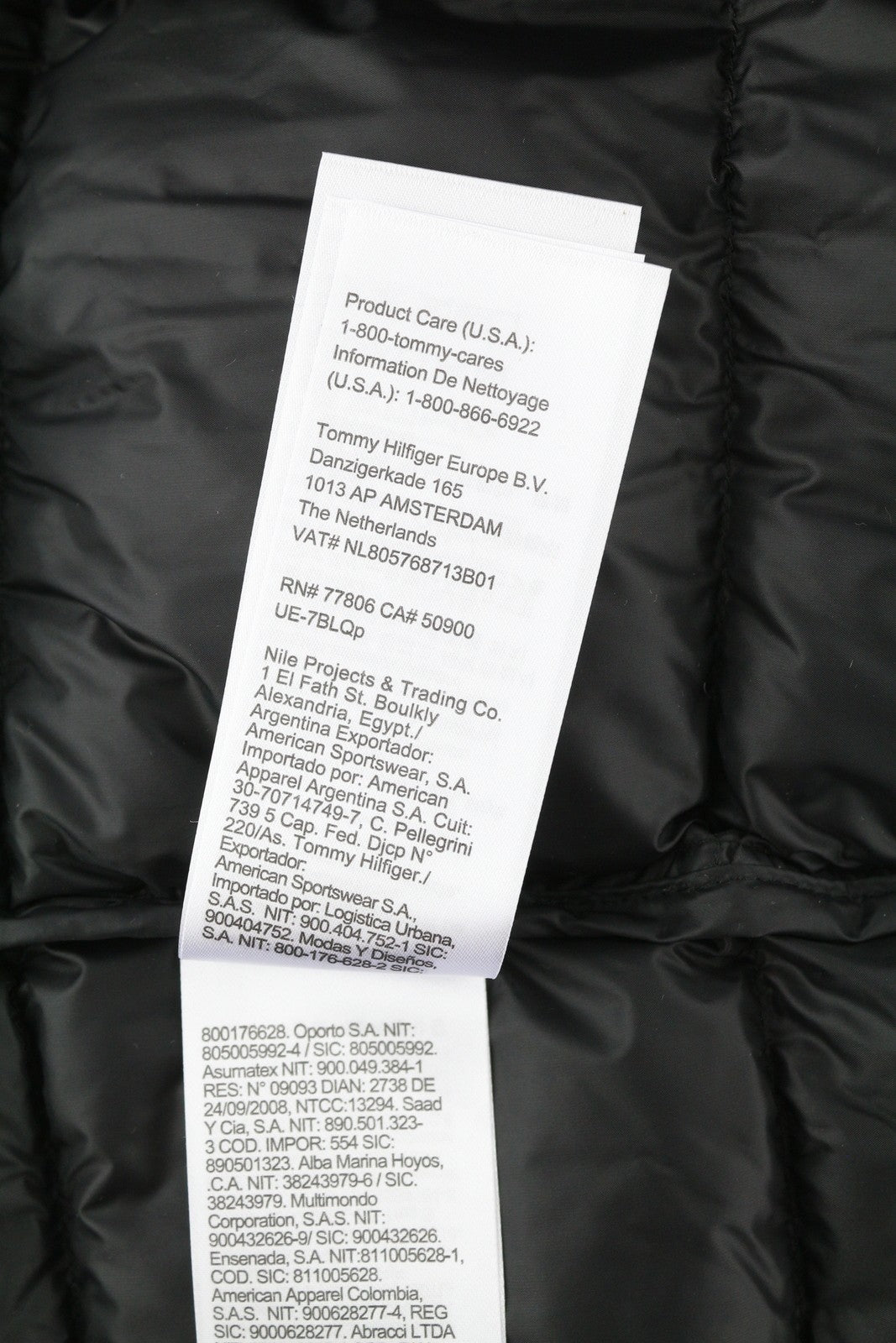 TOMMY HILFIGER Tjm Light Down Men Waistcoat XS Black Duck Down RRP149