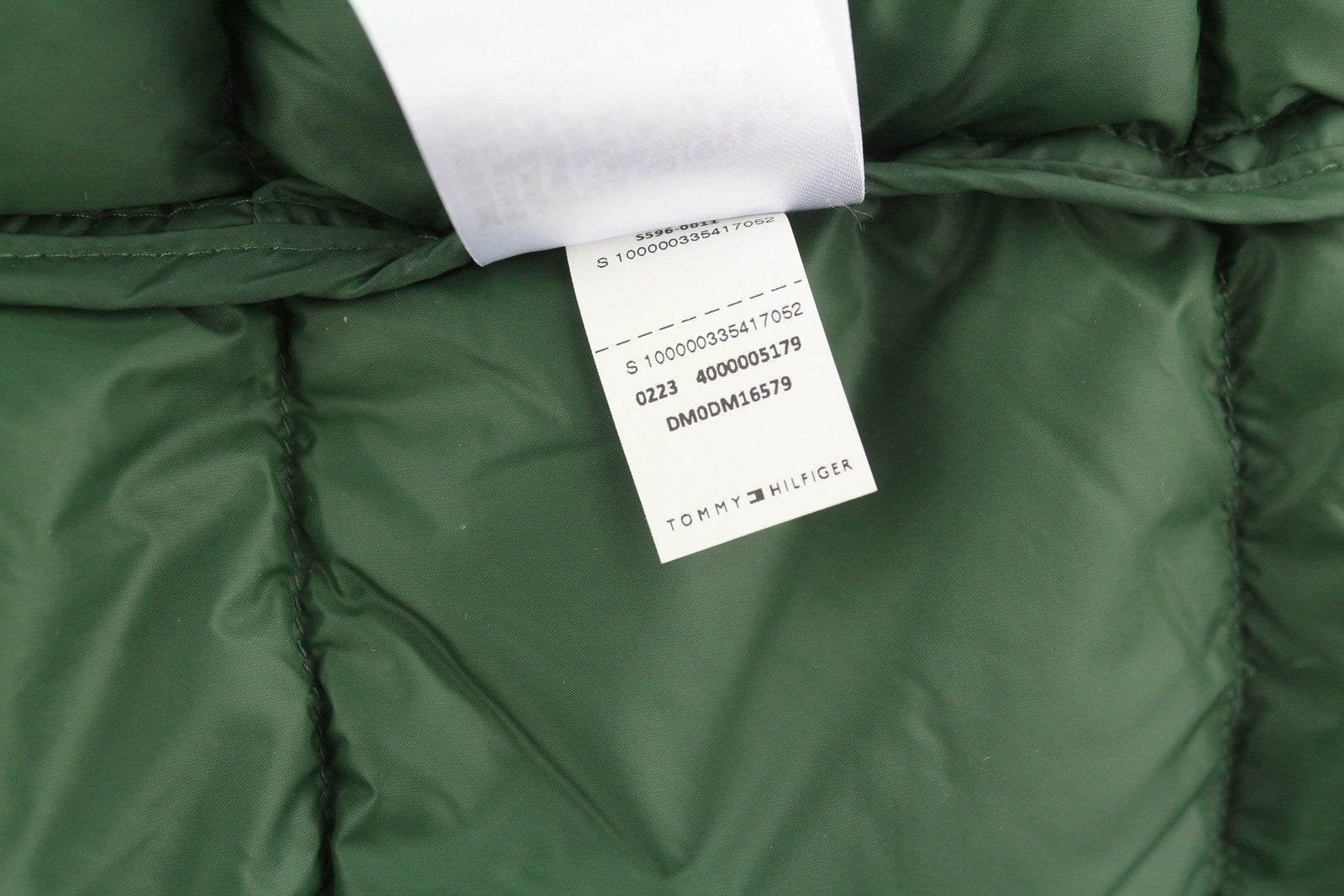 TOMMY HILFIGER Tjm Light Down Men Waistcoat S Green Duck Down RRP149