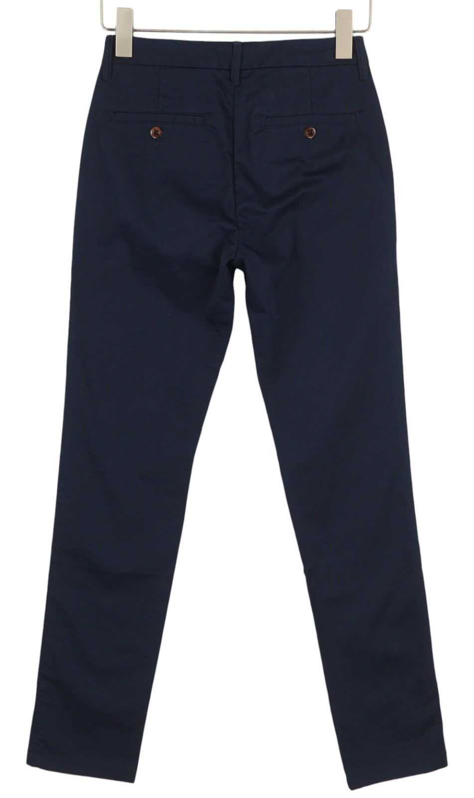 GANT Slim Classic Chino Women Trousers EU34 Dark Blue Zip Fly Casual