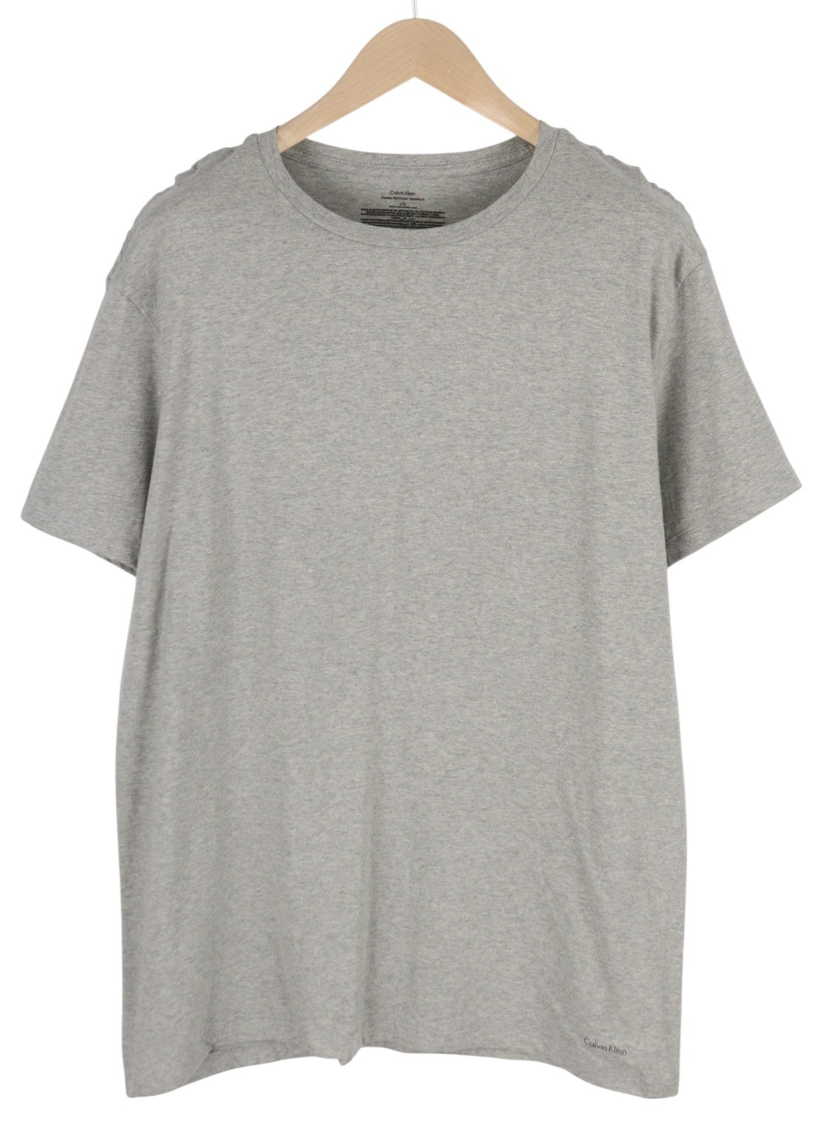 CALVIN KLEIN Men T-Shirt L Short Sleeve Classic Fit Underwear 3 Pack