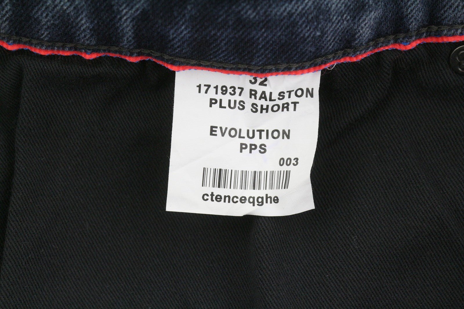 SCOTCH & SODA Ralston Men Shorts W32 Blue Denim Whiskers Faded Stretch Button