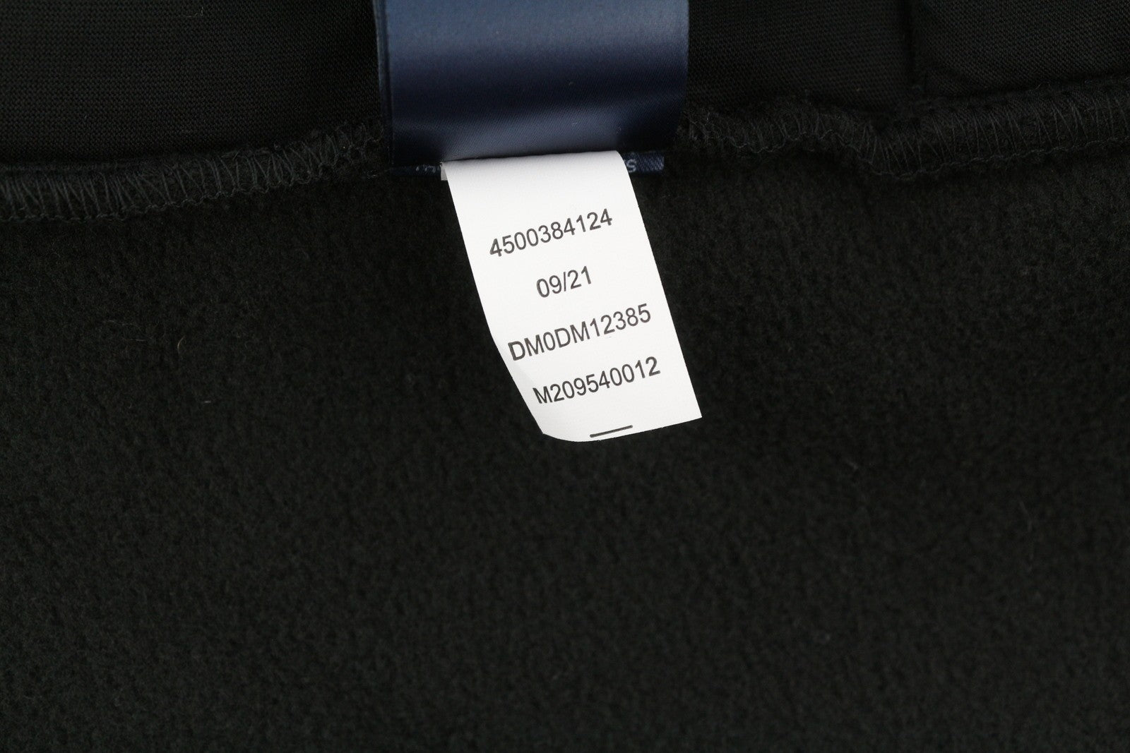 TOMMY HILFIGER Tjm Polar Zip Men Sweatshirt XL Black Fleece Oversized