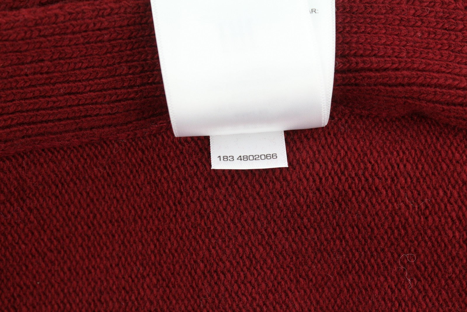 GANT Lambswool Cashmere V-Neck Women Jumper S Burgundy Knit Pullover