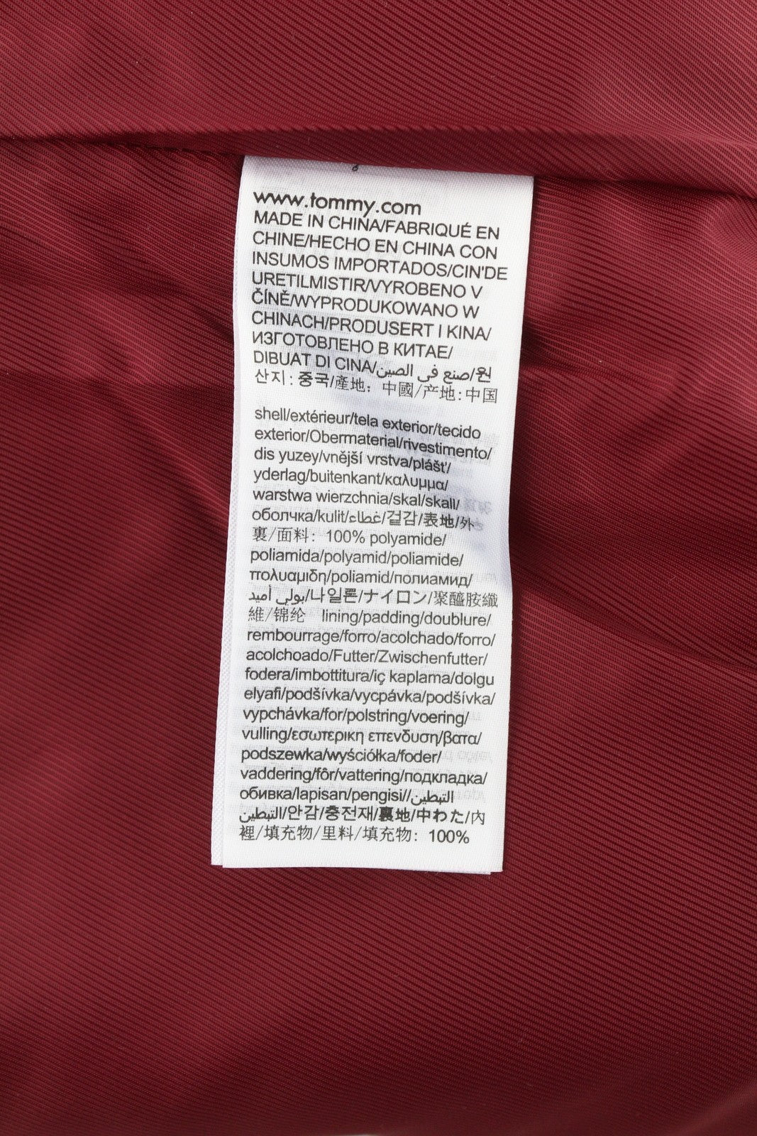 TOMMY HILFIGER Tjm Ovz Tonal Appl Men Jacket M Padded Bomber RRP299