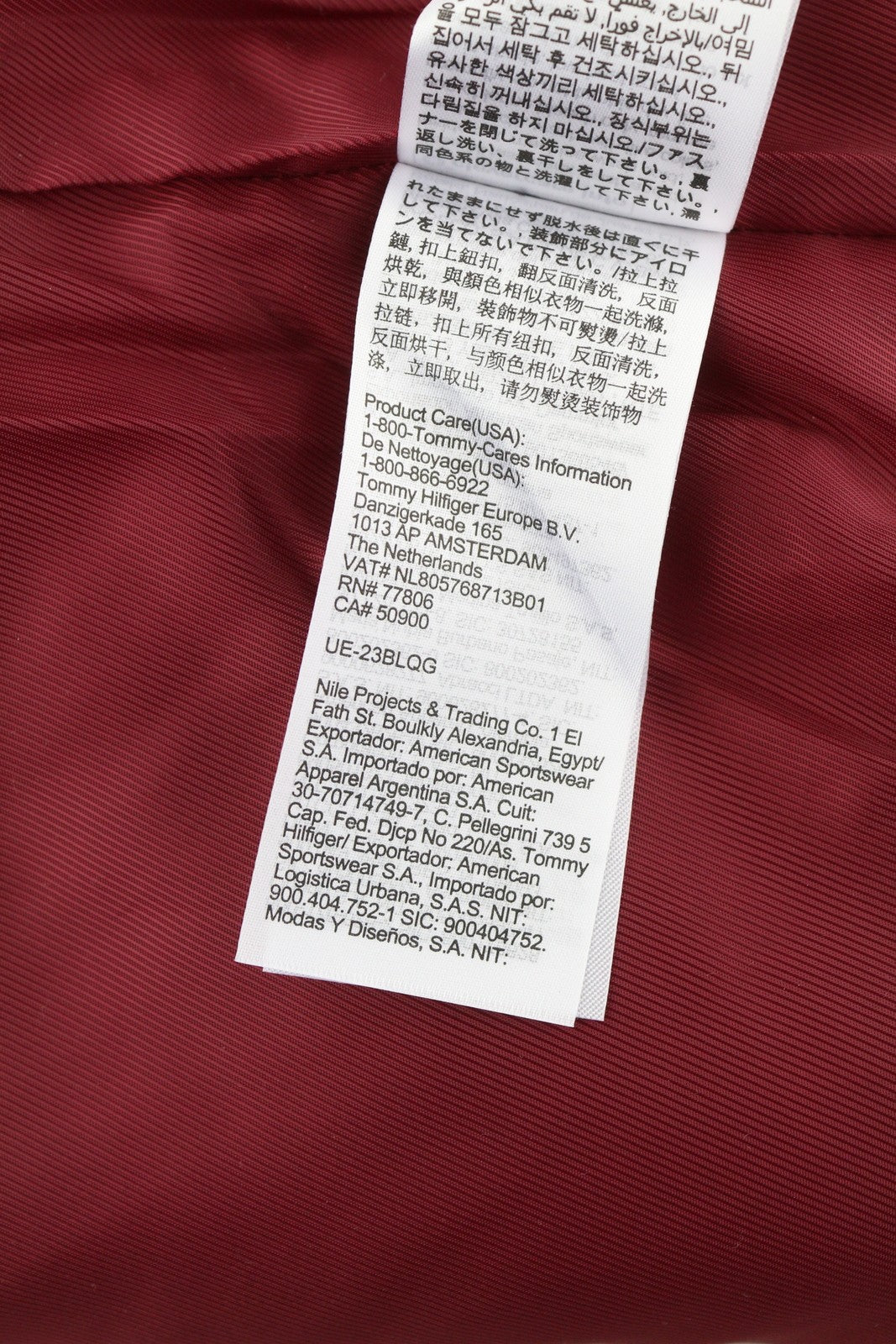 TOMMY HILFIGER Tjm Ovz Tonal Appl Men Jacket M Padded Bomber RRP299