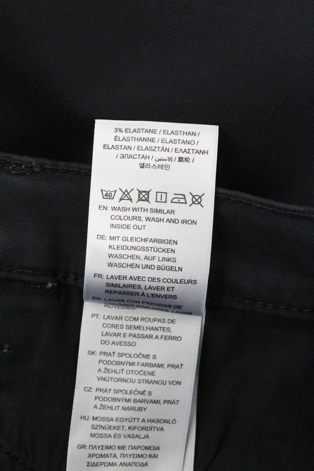 GANT Nella Travel Color Women Jeans XS Black Skinny Zip RRP119