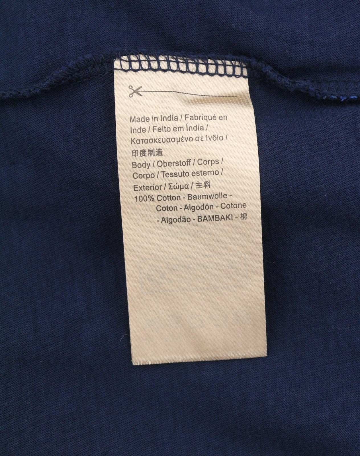 SCOTCH & SODA Men T-Shirt XL Dark Blue Crew Neck Patch Pocket Short Sleeved