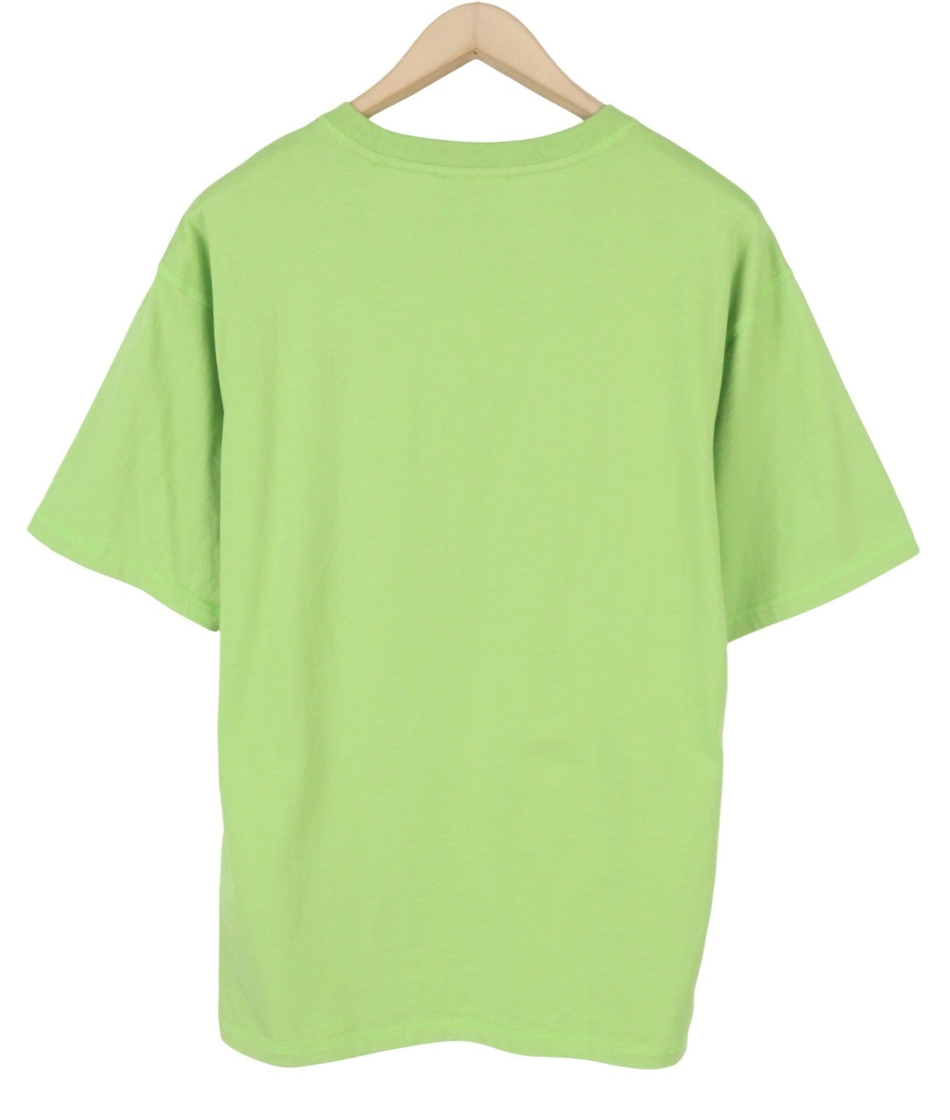 SCOTCH & SODA Men T-Shirt M Green Cotton Oversized Crew Neck Short Sleeved