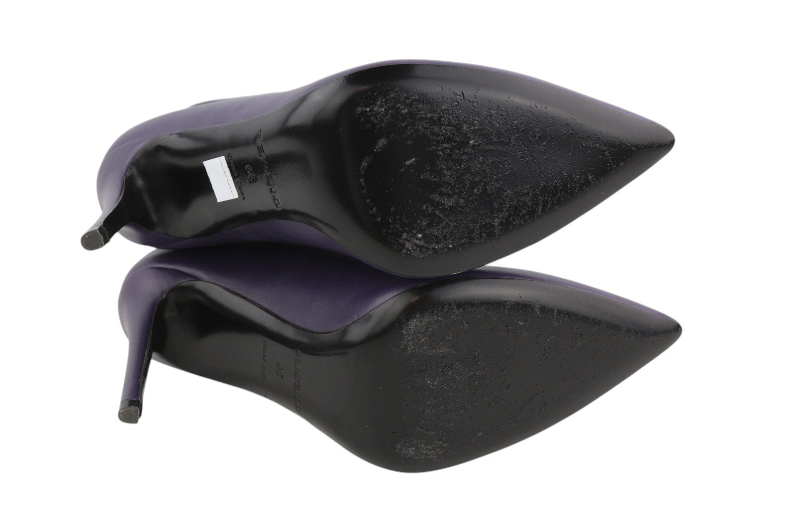 DIESEL D-Yucca Ab Women Shoes EU39 Dark Blue Coated High Heels Pointed RRP€300