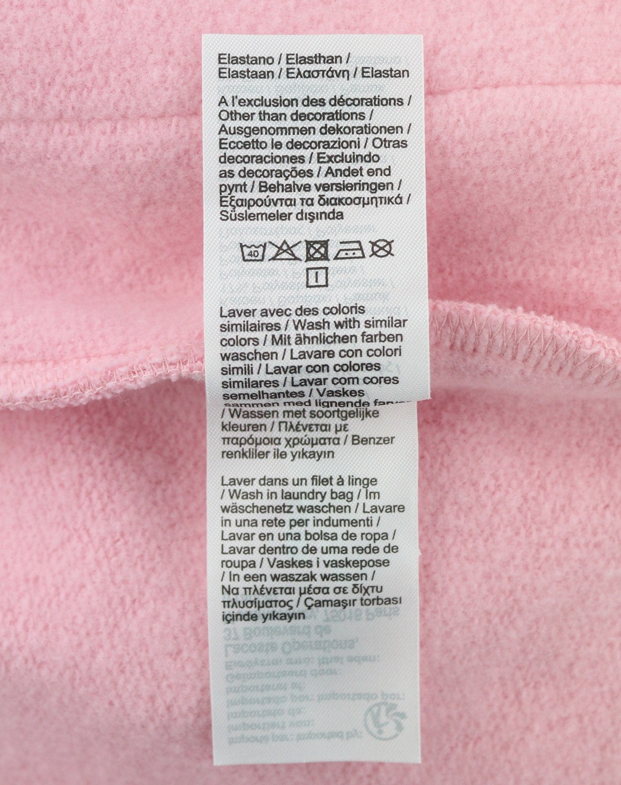 LACOSTE Men Trousers 4XL Pink Tapered Fit Fleece Drawstring Waist Sweatpants