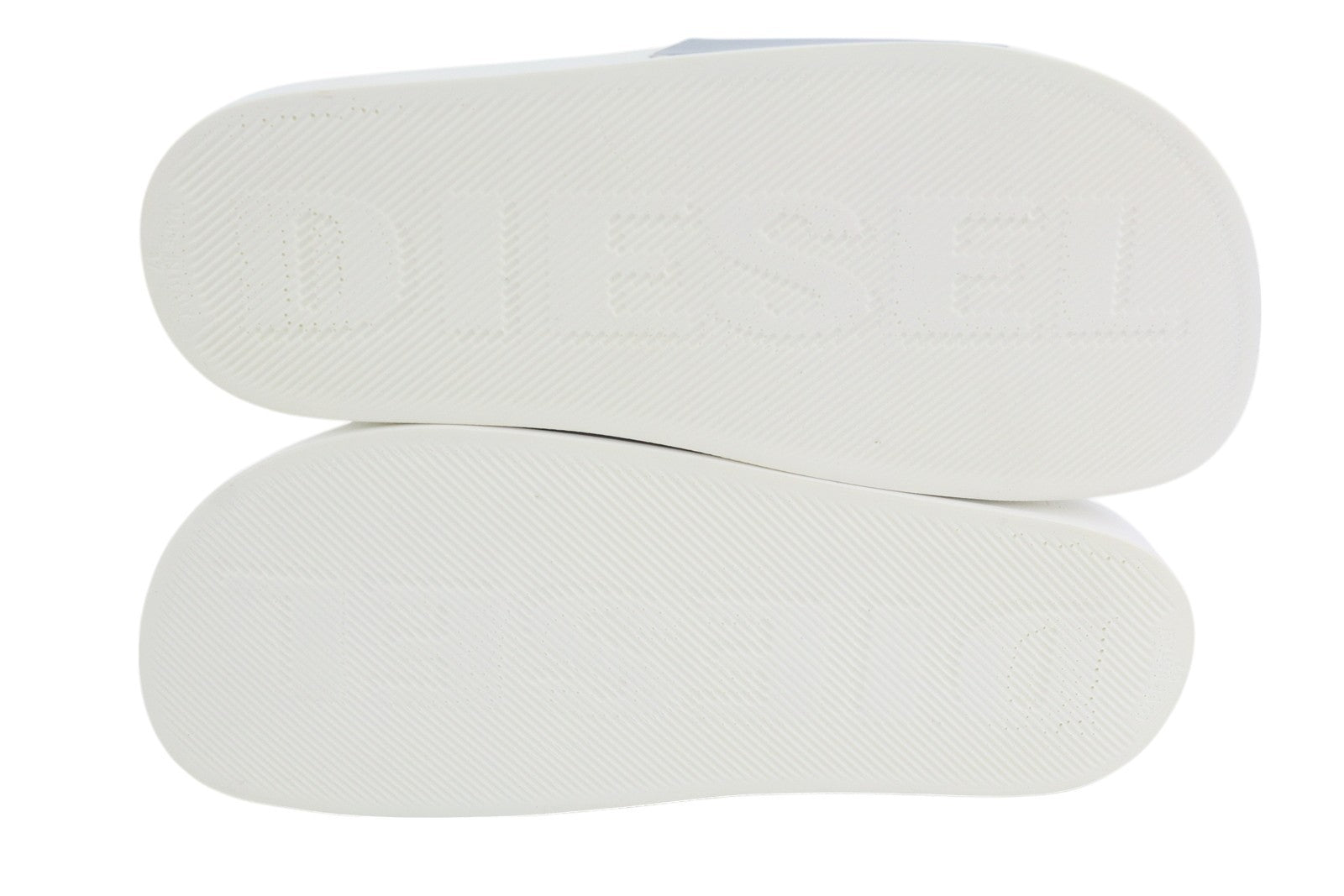 DIESEL Sa-Mayemi W Women's Sandals EU37 White Silver Beach Slide Slippers Open