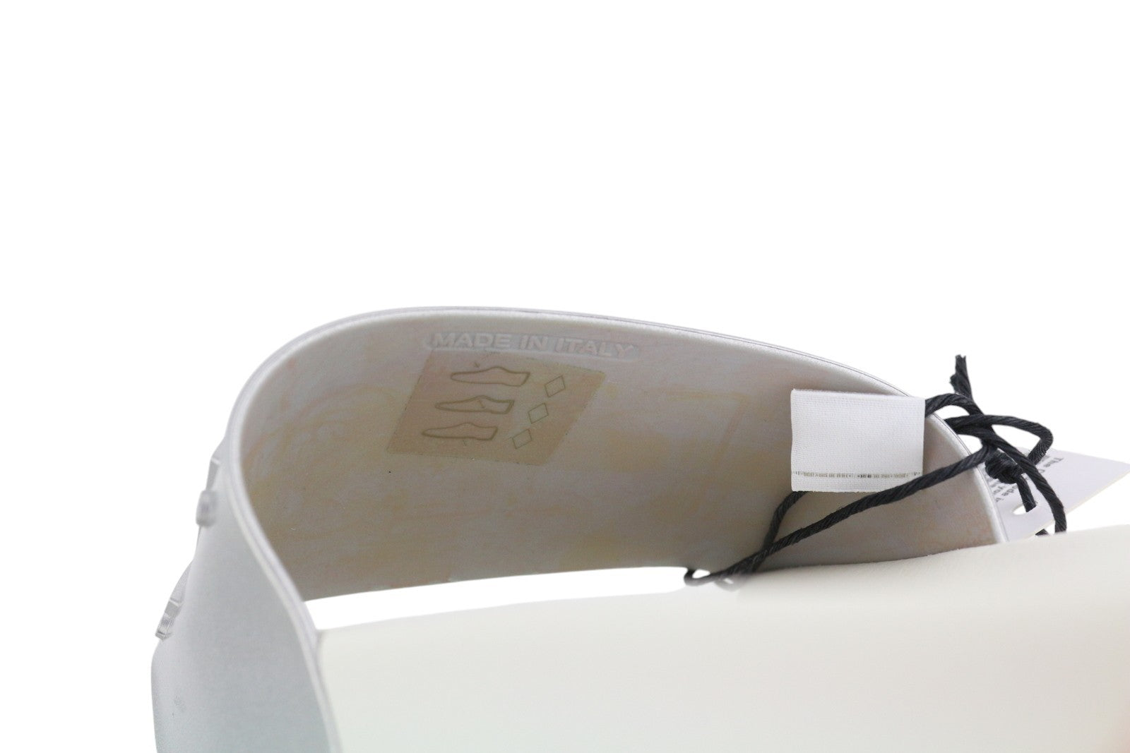 DIESEL Sa-Mayemi W Women's Sandals EU37 White Silver Beach Slide Slippers Open