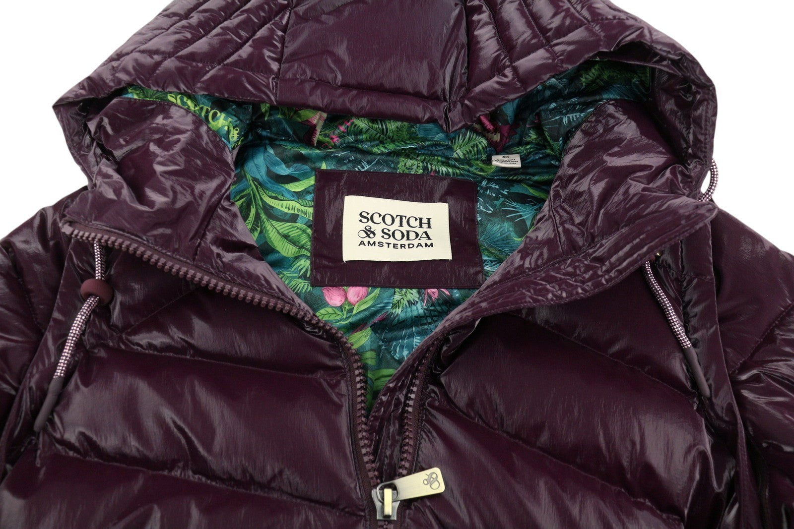 SCOTCH & SODA Schyler Women Jacket XS Water Repellent Puffer 2in1 Vest RRP319
