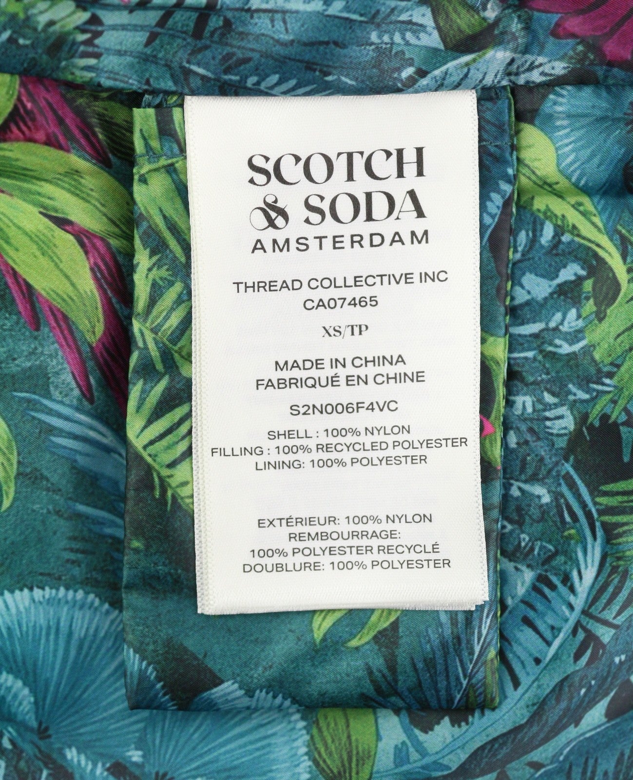 SCOTCH & SODA Schyler Women Jacket XS Water Repellent Puffer 2in1 Vest RRP319