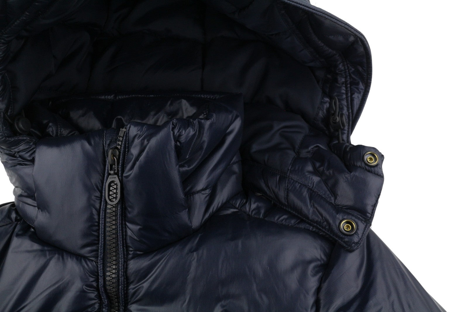 G-STAR Slim HDD Long Coat Women Jacket XS Blue Padded Quilted Mid-Length RRP279