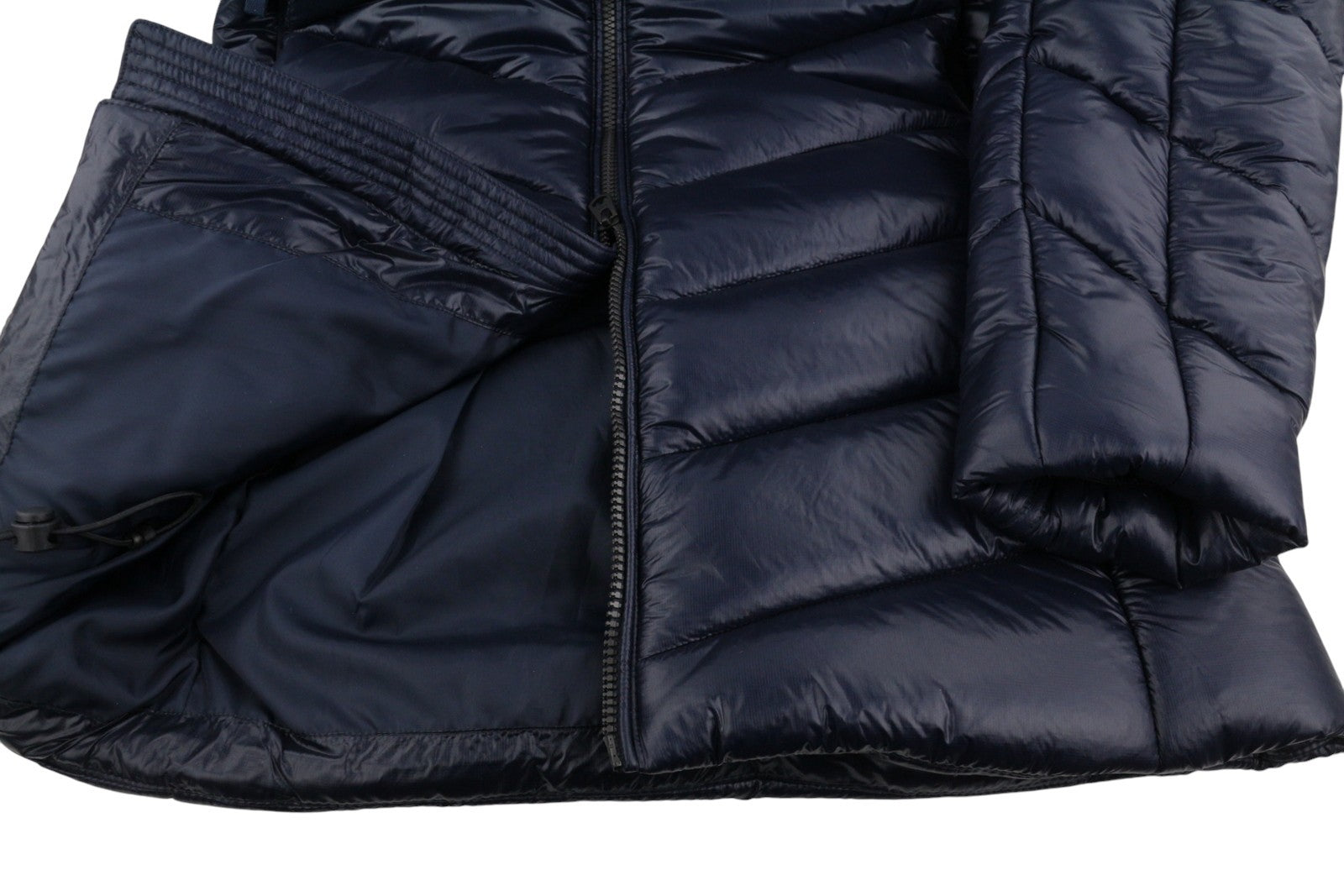 G-STAR Slim HDD Long Coat Women Jacket XS Blue Padded Quilted Mid-Length RRP279