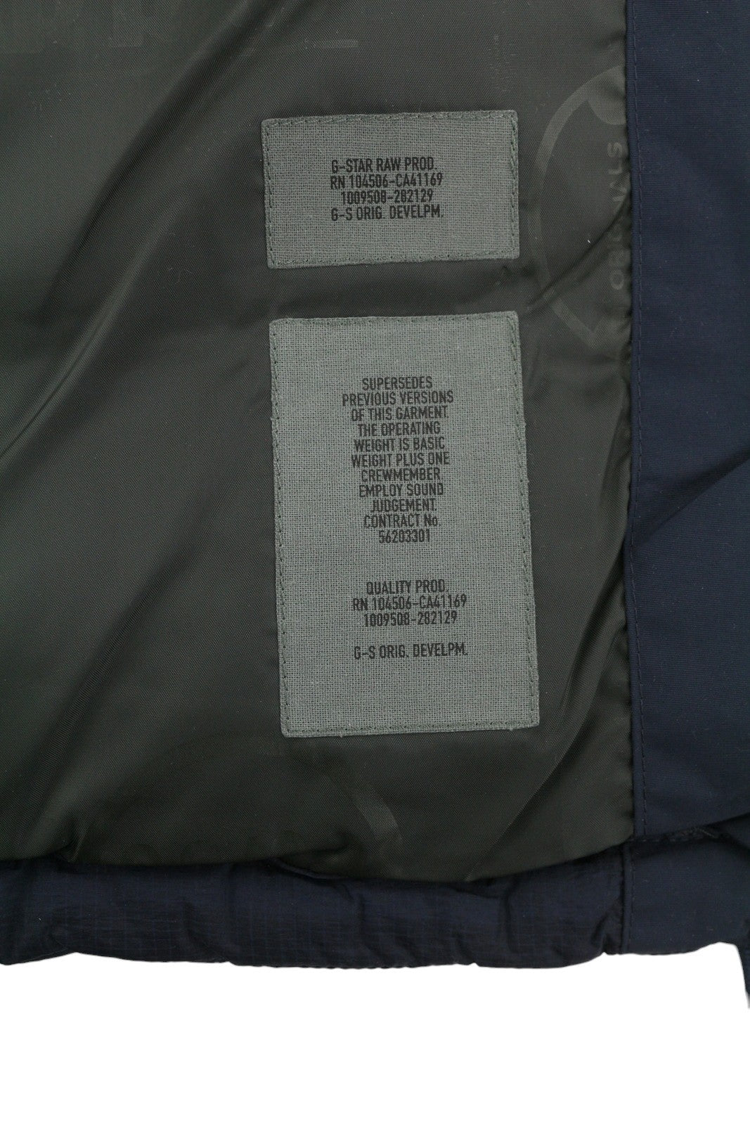 G-STAR Field HDD Puffer Men Jacket S Dark Blue Padded Quilted Puffer RRP269