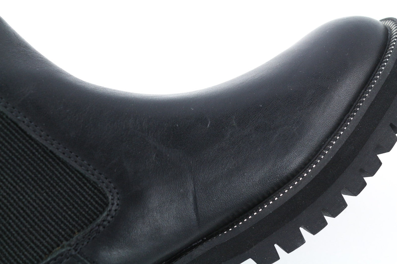 TIMBERLAND Women's EU36 UK3.5 Black Leather High-Top Boots Logo ReBOTL Lace Up