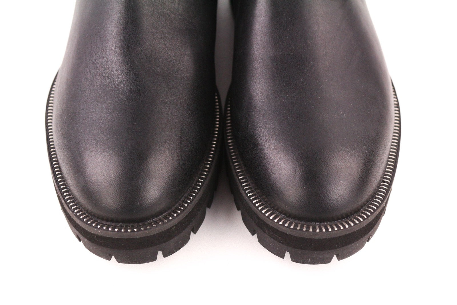 TIMBERLAND Women's EU36 UK3.5 Black Leather High-Top Boots Logo ReBOTL Lace Up