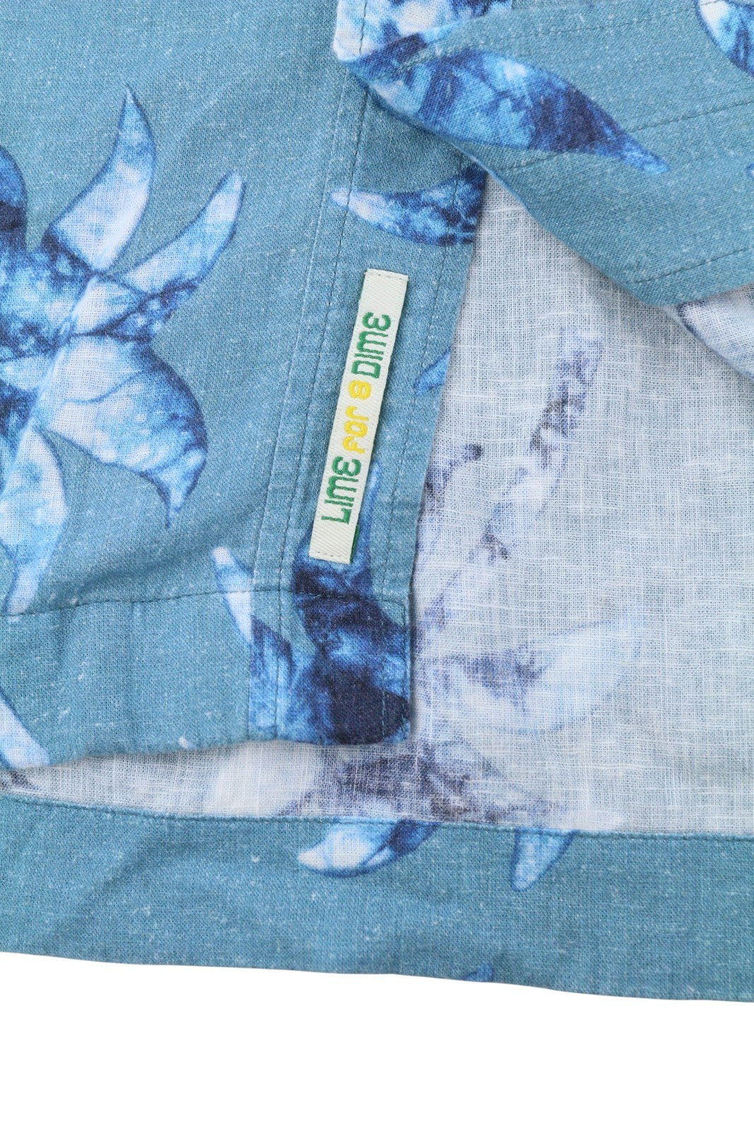 SCOTCH & SODA Men Shirt XL Blue Patterned Button-Up Notch Short Sleeve