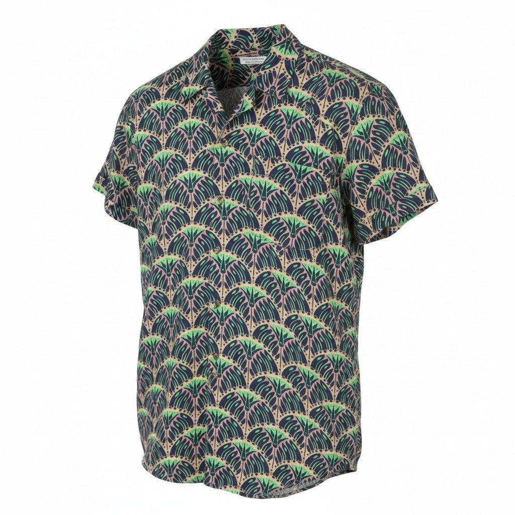 SCOTCH & SODA Men Shirt M Multiocoloured Patch Pocket Button-Up Short Sleeve