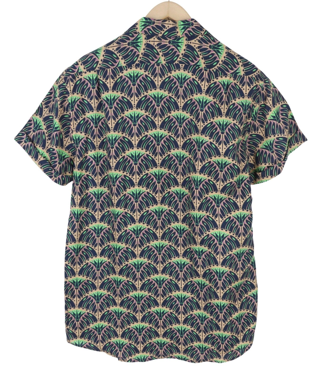 SCOTCH & SODA Men Shirt M Multiocoloured Patch Pocket Button-Up Short Sleeve